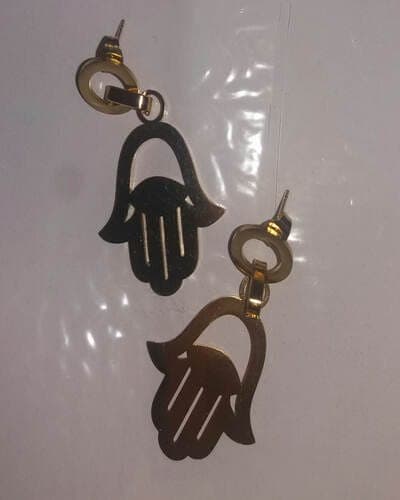 Aretes Hamsa Grandes - Comprar en Cali