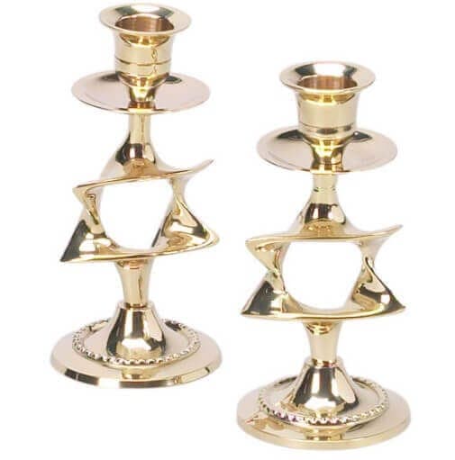 Candelabro Dorado Maguen Ancho - Comprar en Cali