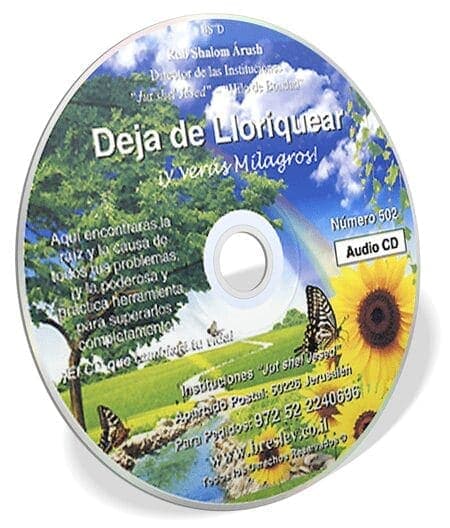 Deja de Lloriquear - CD Rab Shalom Arush - Comprar en Cali