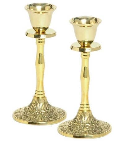 Set de Candelabro Dorado Pequeño - Comprar en Cali