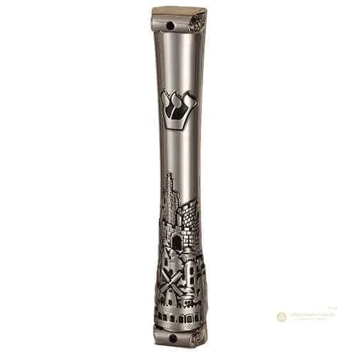 Mezuzá de Níquel “Jerusalén” – 12 cm - Comprar en Cali