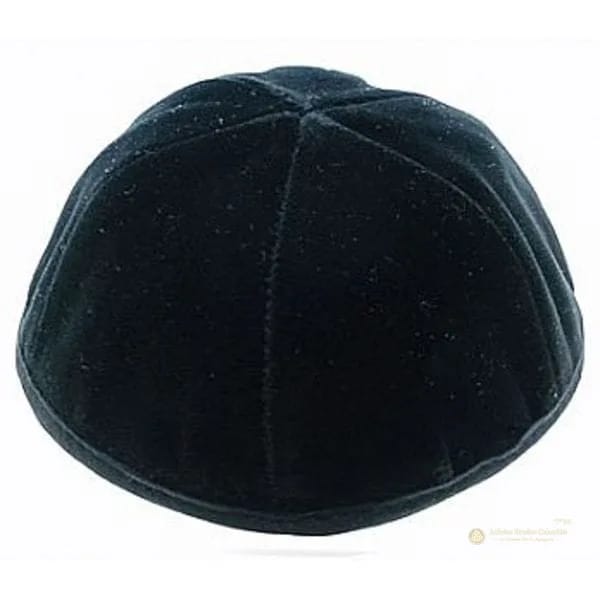 Kipa Negra de Terciopelo - Judaica Breslov Colombia