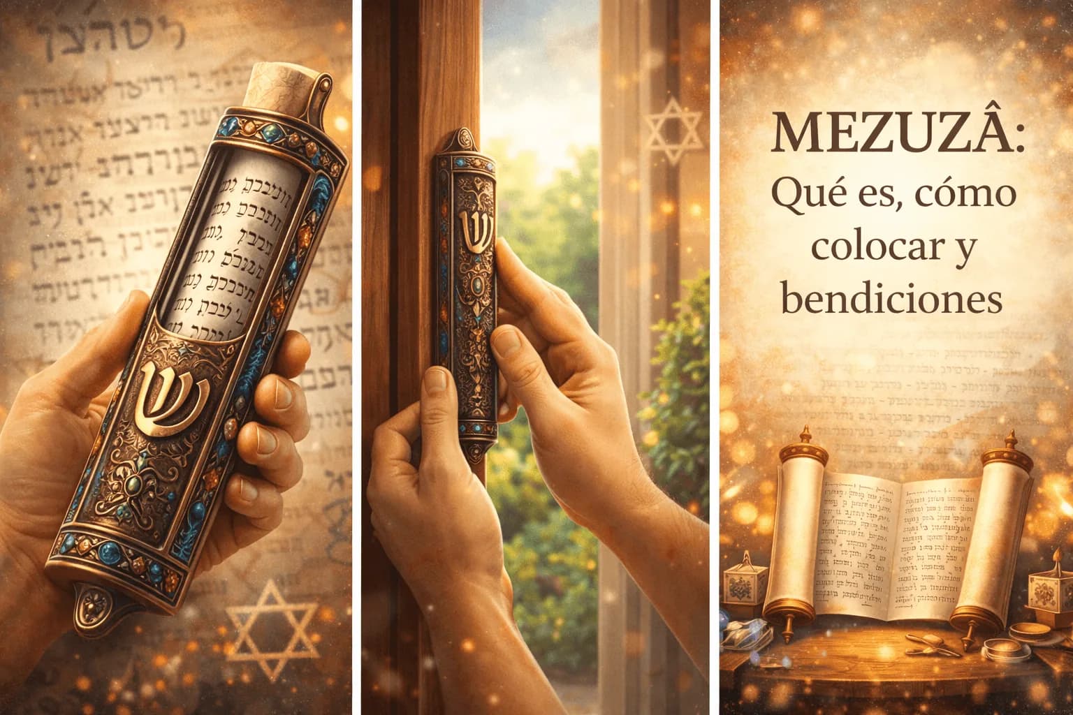Mezuzá: Qué es, cómo colocarla correctamente y bendiciones completas - Judaica Breslov Colombia
