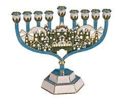 Menorah para Januca en Metal