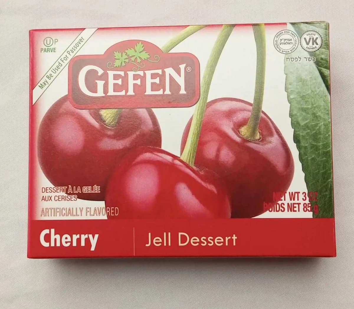 Gelatina Gefen Kosher LePésaj – 85 g (Varios Sabores) - Comprar en Cali
