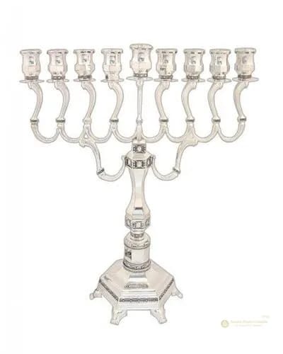Januquia con Baño Niquelado - Judaica Breslov Colombia