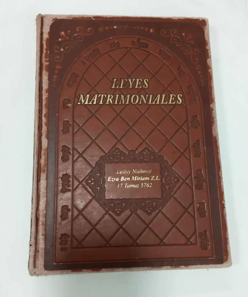 Leyes Matrimoniales – Rabino Rafael Abraham Cohen Soae (Usado) - Comprar en Cartagena