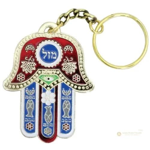 Llavero Hamsa Mazal Multicolor - Comprar en Cartagena