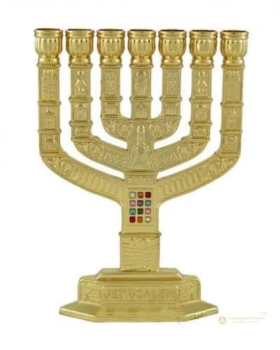 Menorah Dorada - Comprar en Cali