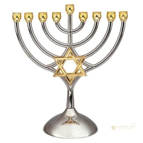 Menorah Januca Maguen David - Judaica Breslov Colombia