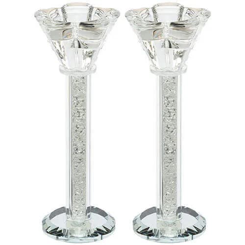 Par de Candelabros de Cristal para Shabat – 18 cm - Comprar en Barranquilla