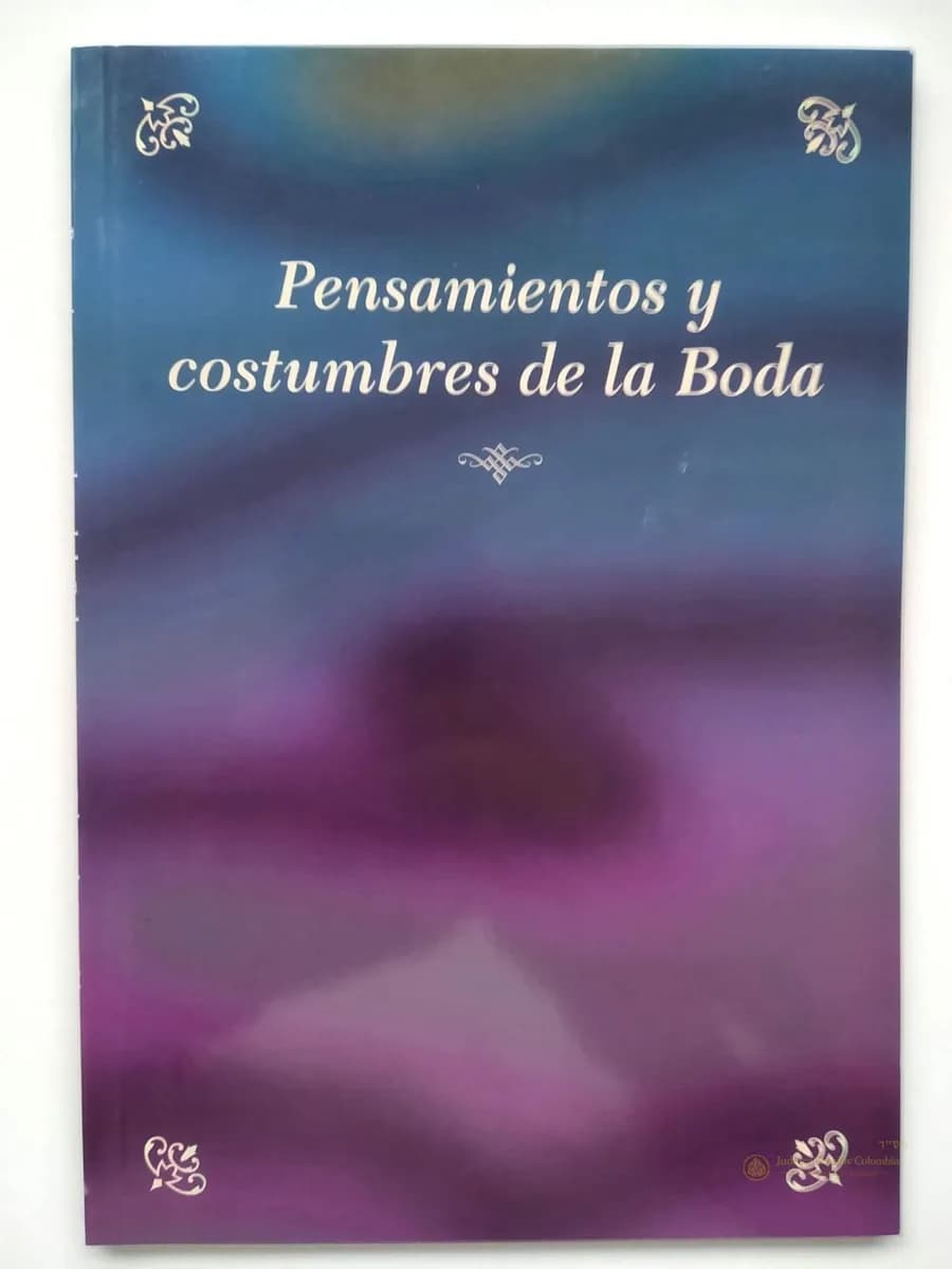 Pensamientos y Costumbres de la Boda Judía - Comprar en Cali
