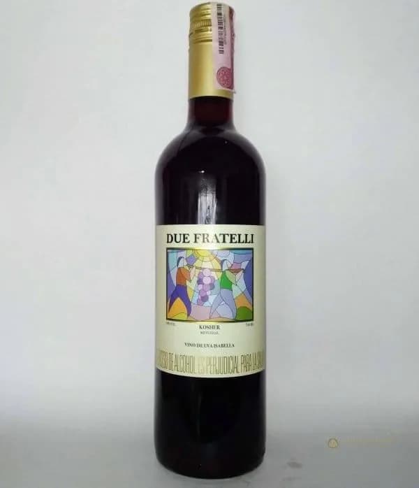 Vino Kosher Due Fratelli para Kidush - Comprar en Cartagena