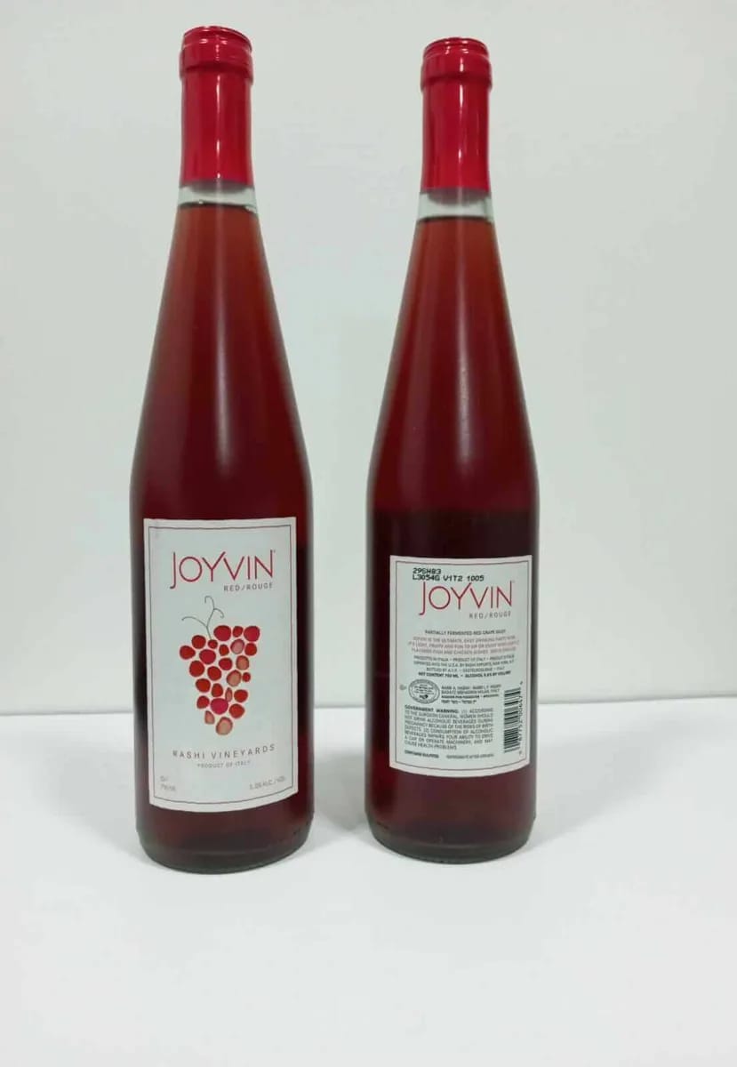 Vino Tinto Dulce Joyvin Kosher LePésaj – 750 ml - Judaica Breslov Colombia