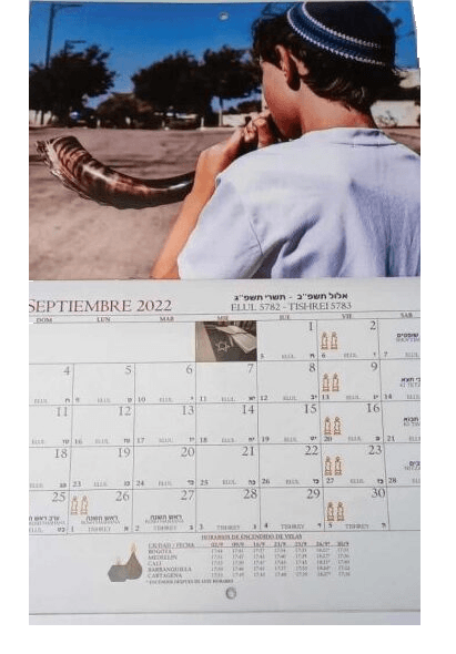 Calendario Hebreo 5783 2