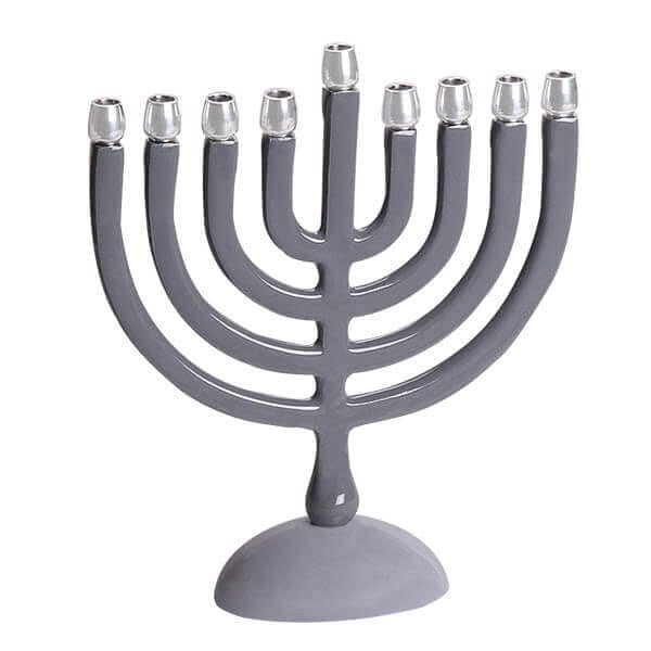 Menorah Januca Gris - Menorah Januca Gris - Imagen principal del producto