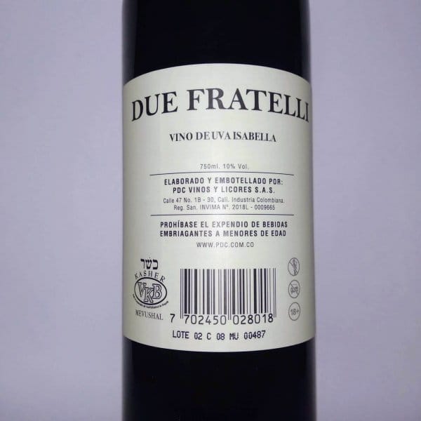 Vino Due Frateli 2