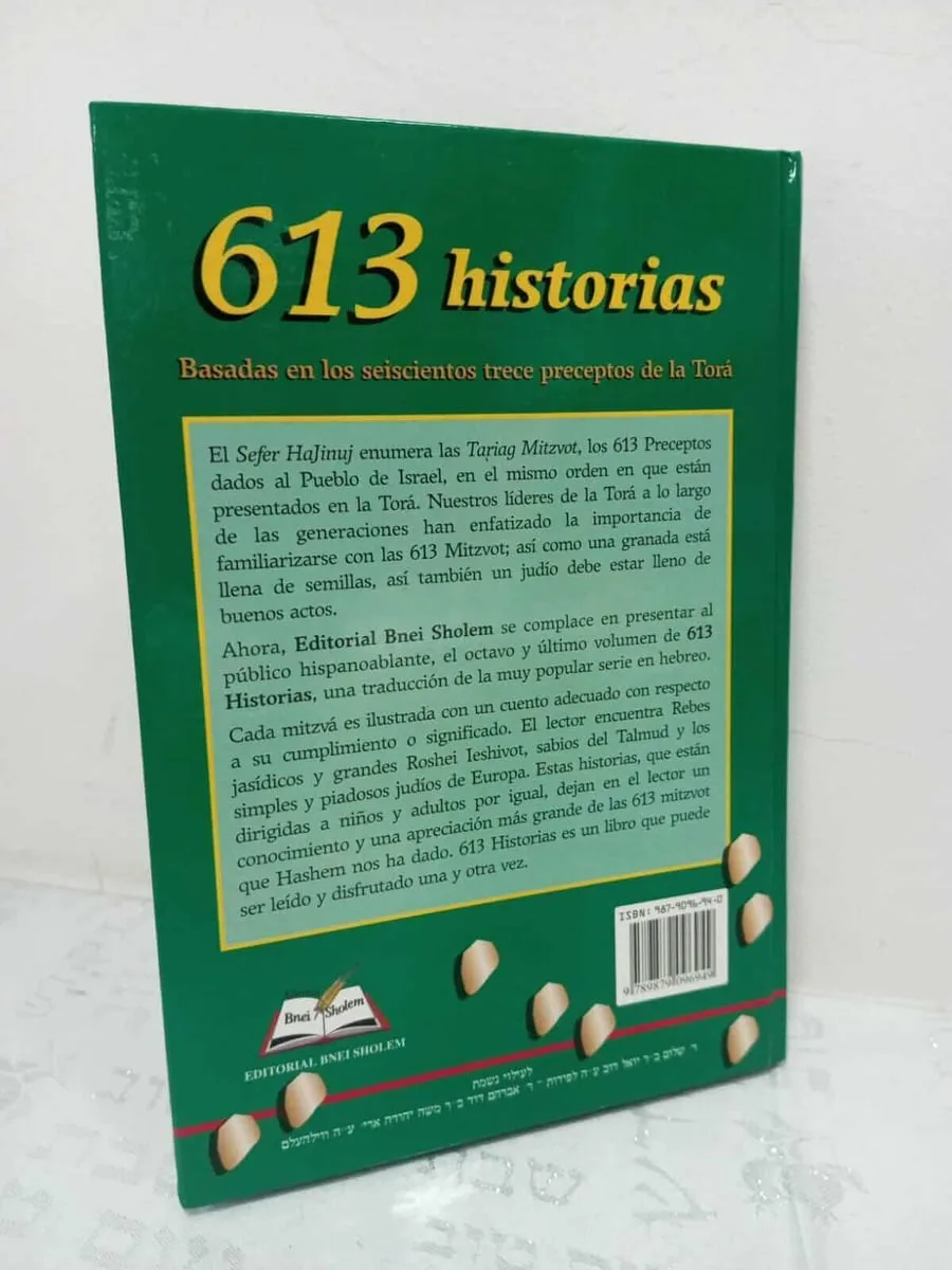 613 Historias – Colección Completa de las 613 Mitzvot (8 Tomos) - vista 2 | Judaica Breslov Colombia