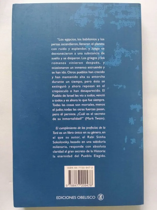 El Cumplimiento de las Profecías de la Torá – Rabí Meir Simjá Sokolovsky 2