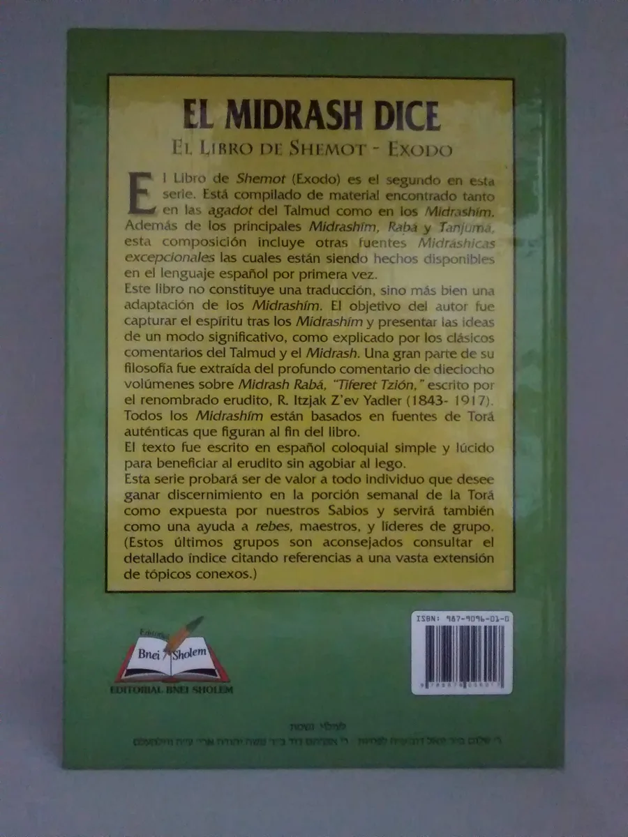 El Midrash Dice – Tomo 2: Shemot (Éxodo) 2