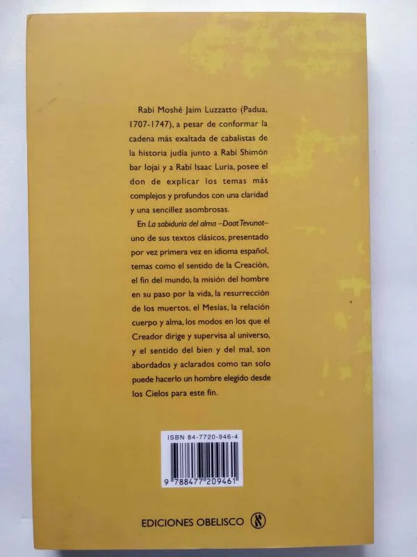 La Sabiduría del Alma (Daat Tevunot) – Ramjal 2