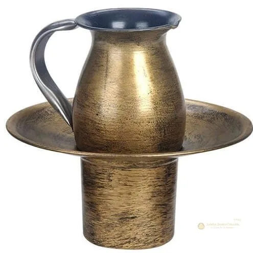 Recipiente de Metal para Maim Ajaronim - Judaica Breslov Colombia