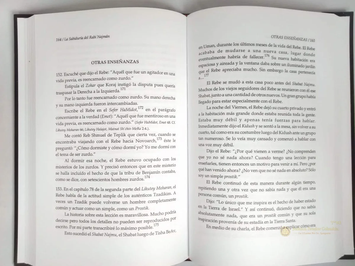 Sabiduría – Sijot HaRan del Rebe Najman - vista 3 | Judaica Breslov Colombia