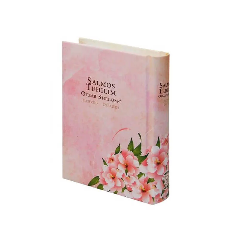 Salmos Otzar Shelomó – Letra Grande, Tapa Floral - Salmos Otzar Shelomó – Letra Grande