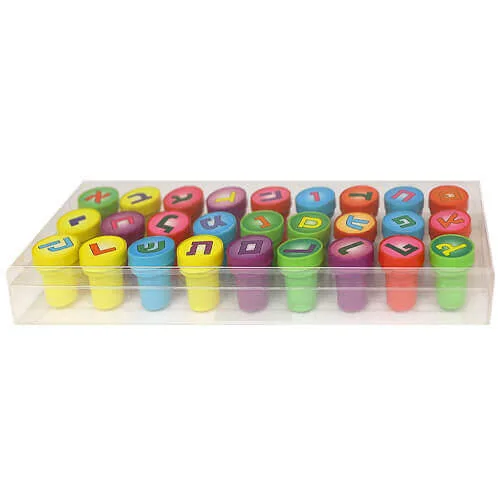 Sellos del Alef-Bet – Set de 27 - Sellos del Alef-Bet – Set de 27 - Judaica Breslov Colombia
