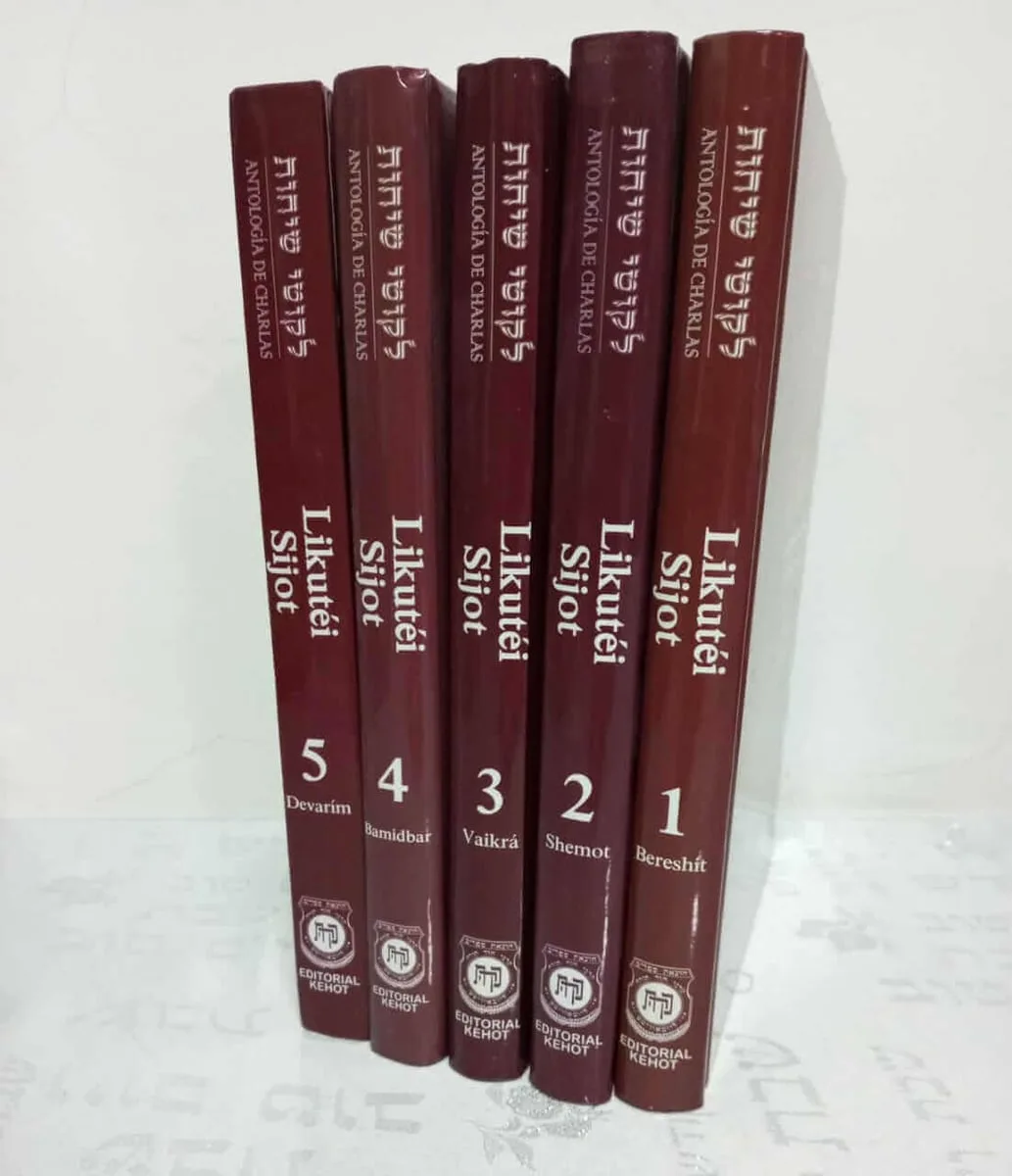 Set Likutei Sijot - Judaica Breslov Colombia