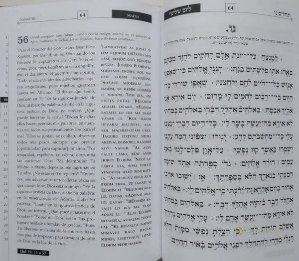 Tehilim Kehot Grande - vista 2 | Judaica Breslov Colombia