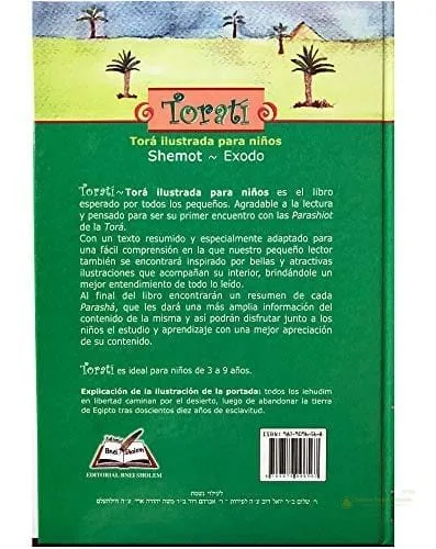 Toratí Shemot – Torá Ilustrada para Niños - vista 2 | Judaica Breslov Colombia