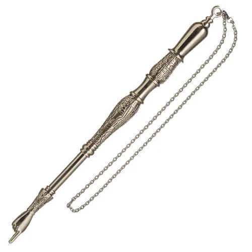 Yad – Puntero para la Lectura de la Torá en Metal (24 cm) - Yad – Puntero para la Lectura de la Torá en Metal (24 cm) - Judaica Breslov Colombia